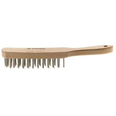 Facom 60 mm Steel Wire Hand Brush with Wood Handle, 280 mm Length, Model 270A.MA