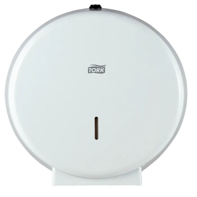Tork White Metal Toilet Roll Dispenser 118 mm x 325 mm x 319 mm 246040