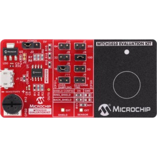 Microchip Capacitive Touch Sensor Evaluation Kit EV24Z38A for MTCH1010 MTCH1010 Evaluation Kit