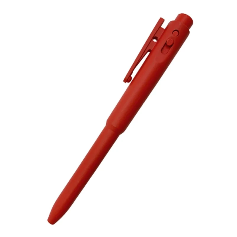 BS Teasdale High Quality Retractable Ink Pen Red Stainless Steel Body J800/R/R