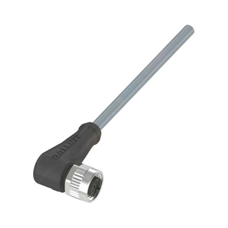 BALLUFF Female 4 Way Right Angle to Unterminated Sensor Actuator Cable PVC Grey 10m 250V BCC036R