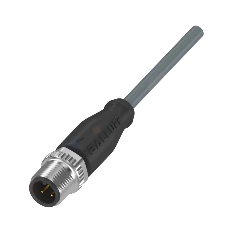 BALLUFF Male 4 Way Straight to Male 4 Way Sensor Actuator Cable, PVC Grey Jacket, 20 m, 250 V, IP67/IP68/IP69K, BCC0CFF