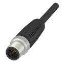 BALLUFF Sensor Actuator Cable Male 4 Way Straight to Male 4 Way Unterminated 2 m BCC031T