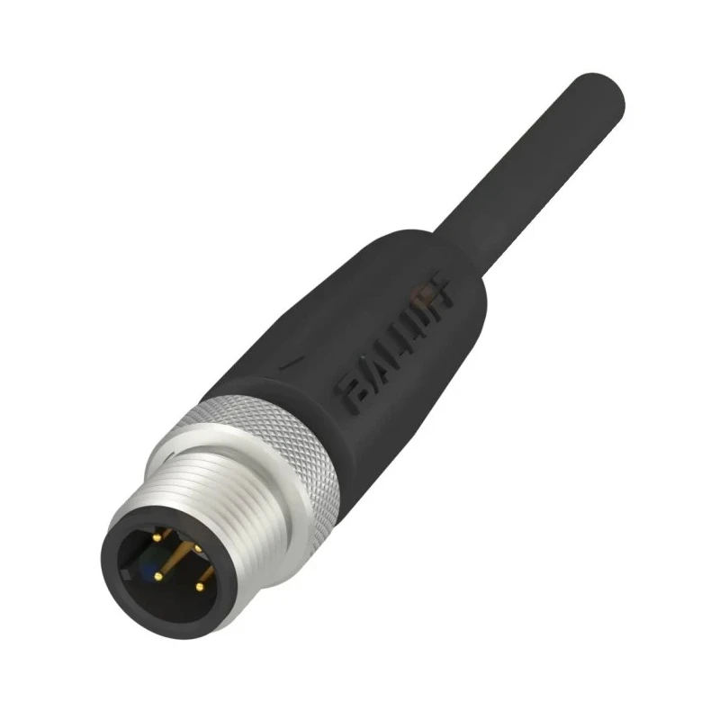 BALLUFF Sensor Actuator Cable Male 4 Way Straight to Male 4 Way Unterminated 2 m BCC031T