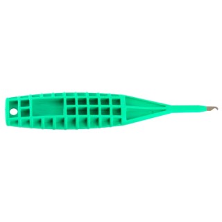 RS PRO Puller for Use with J Plug-in Jumper Terminal Block Removal Tool Green Polyamide 117 mm 242-0542