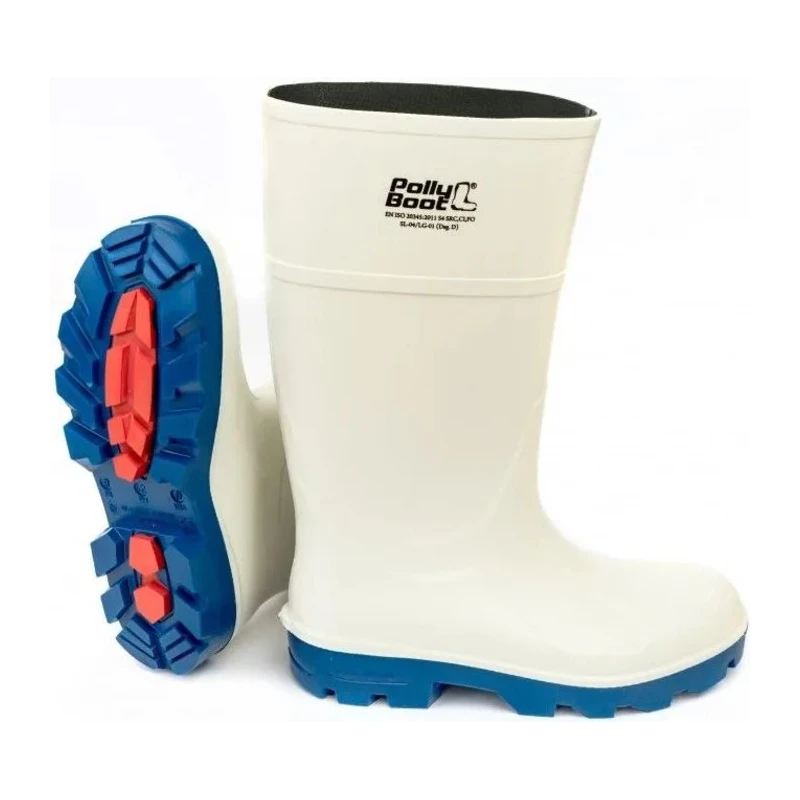 Pollyboot Steel Toe Capped Unisex Safety Boots Size EU 35, Corrosion and Impact Resistant, Polyurethane Upper P011/36