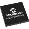 Microchip 16 bit PIC Microcontroller, 32 MHz, 64kB FLASH, 36-Pin UQFN PIC24FJ64GU203-I/M5