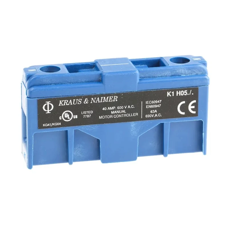 Kraus & Naimer Switch Disconnector Auxiliary Switch 2 NO/2 NC Terminal Block IP65 Rated K1.H053*GBA002
