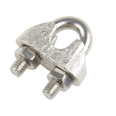 RS PRO Stainless Steel Wire Rope Clamp for 6 mm Diameter Wire Rope DIN 741 Zinc Plated 247-9076