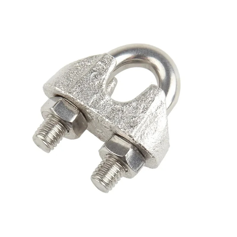 RS PRO Stainless Steel Wire Rope Clamp for 6 mm Diameter Wire Rope DIN 741 Zinc Plated 247-9076