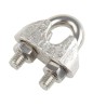 RS PRO Stainless Steel Wire Rope Clamp for 6 mm Diameter Wire Rope DIN 741 Zinc Plated 247-9076