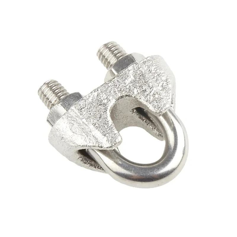 RS PRO Stainless Steel Wire Rope Clamp for 6 mm Diameter Wire Rope DIN 741 Zinc Plated 247-9076