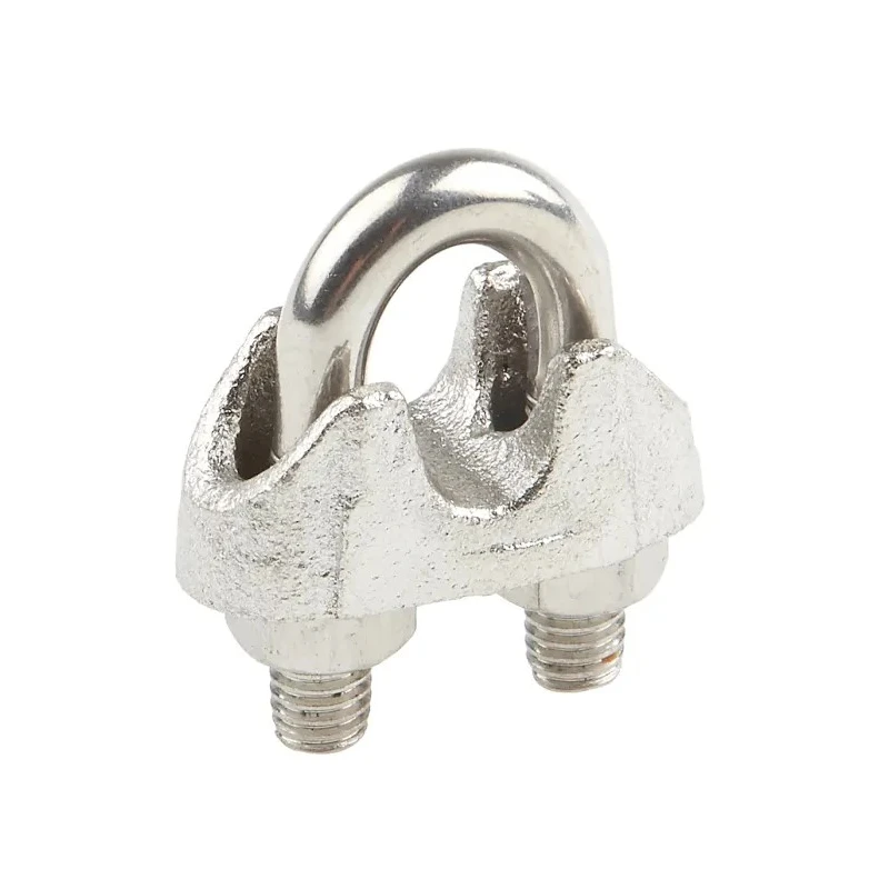 RS PRO Stainless Steel Wire Rope Clamp for 6 mm Diameter Wire Rope DIN 741 Zinc Plated 247-9076