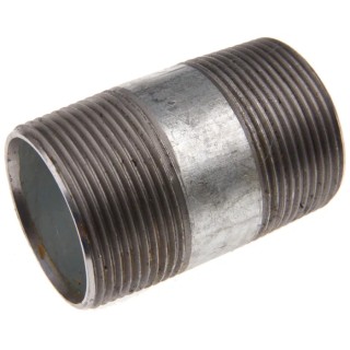 RS PRO Galvanised Malleable Iron Fitting Nipple Male 1-1/2 in BSPT to Male 1-1/2 in BSPT 257-8044