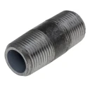 RS PRO Black Malleable Iron Fitting Nipple Male 3/8 in to Male 3/8 in 257-7906