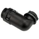 PMA Cable Conduit Fitting Black, 17 mm Nominal Size, M20 Thread, Polyamide 6 Construction, IP68 Rating BVWV-M207