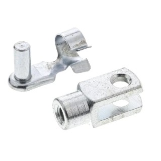 SMC Double Knuckle Joint For Use With 10 mm, 8 mm, Compatible Bore Size 8 to 10 mm² GKM4-8