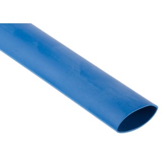 RS PRO Halogen Free Flame Retardant Polyolefin Heat Shrink Tubing Blue 12.7 mm Sleeve Diameter 1.2 m Length 2:1 267-2124