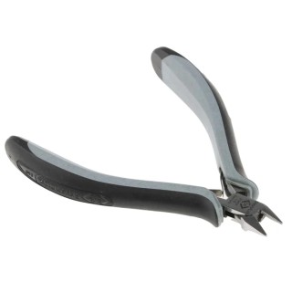 CK Extra Full Flush ESD Safe Cable Cutter, Steel Jaw, Thermoplastic Handle, 120mm Length, Model T3766DF 110