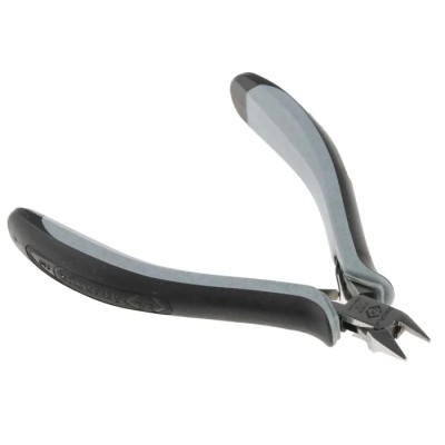 CK Extra Full Flush ESD Safe Cable Cutter, Steel Jaw, Thermoplastic Handle, 120mm Length, Model T3766DF 110