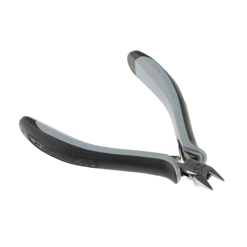 CK Extra Full Flush ESD Safe Cable Cutter, Steel Jaw, Thermoplastic Handle, 120mm Length, Model T3766DF 110