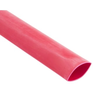 RS PRO Halogen Free Polyolefin Heat Shrink Tubing Red 12.7 mm Sleeve Diameter 1.2m Length 2:1 Shrink Ratio 267-2231