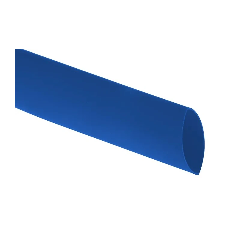 RS PRO Halogen Free Heat Shrink Tubing Blue 19.1 mm Sleeve Diameter x 1.2 m Length 2:1 Shrink Ratio 267-2130