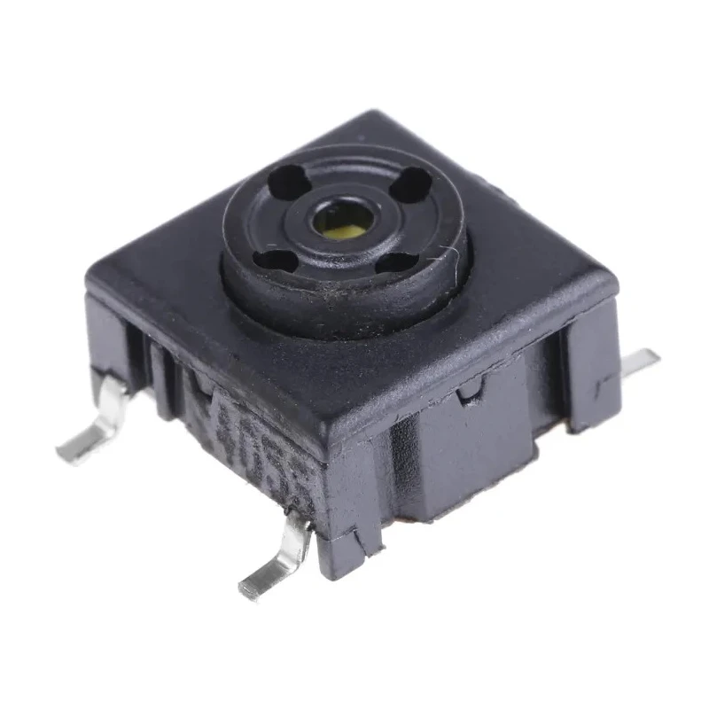 MEC IP67 Black Tactile Switch SPST 50mA 24 V dc Through Hole Surface 