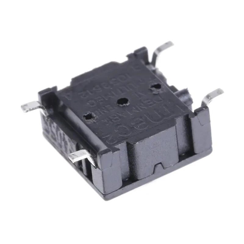 MEC IP67 Black Tactile Switch SPST 50mA 24 V dc Through Hole Surface 