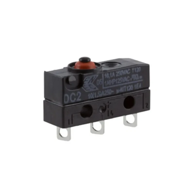ZF Button Micro Switch, Solder Terminal, 10.1A, 250 V ac, SPDT, IP6K7 DC2C-A1AA