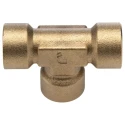 Legris Brass Pipe Fitting Female BSPP, Equal Tee, Maximum Operating Temperature 150°C, Maximum Working Pressure 0145 17 17