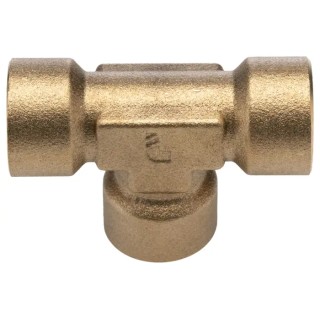 Legris Brass Pipe Fitting Female BSPP, Equal Tee, Maximum Operating Temperature 150°C, Maximum Working Pressure 0145 17 17