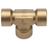 Legris Brass Pipe Fitting Female BSPP, Equal Tee, Maximum Operating Temperature 150°C, Maximum Working Pressure 0145 17 17