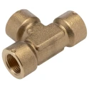 Legris Brass Pipe Fitting Female BSPP, Equal Tee, Maximum Operating Temperature 150°C, Maximum Working Pressure 0145 17 17