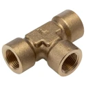 Legris Brass Pipe Fitting Female BSPP, Equal Tee, Maximum Operating Temperature 150°C, Maximum Working Pressure 0145 17 17