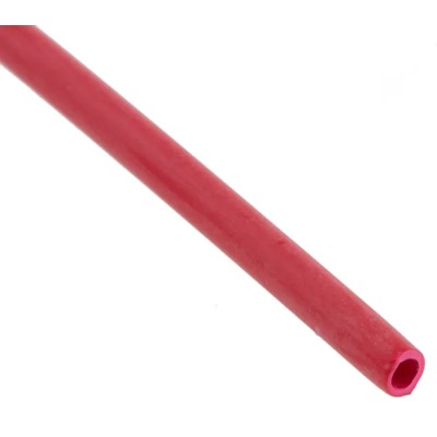RS PRO Halogen Free Heat Shrink Tubing Red 1.6 mm Sleeve Diameter x 1.2 m Length 2:1 Shrink Ratio 267-2168