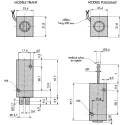 Mecalectro Single-Acting Linear Solenoid 12V Push Pull 8N Force 12mm Stroke 10.5W Continuous 8.M14 02 62 12 VCC 100%