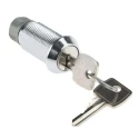 Euro-Locks a Lowe & Fletcher Group Company Chrome Plated Keyed Camlock with 32.7 mm Panel-to-Tongue Depth F7A-03-2 (2433A)