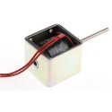 Mecalectro Linear Solenoid 24V 15W Push Pull Action 15mm Stroke 50.8mm Length 49mm Width 41.3mm Depth 8.M15 02 62 24 VCC 100%