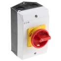 Eaton 1-Pole Surface Isolator Switch IP65, 260A, 13 kW, Red Handle, Screw Terminal T3-1 Series 