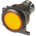 EAO 61 Series Yellow Momentary Flush Mount Push Button Head 32mm Diameter IP65 61-1100.0, 61-9642.4, 61-9933.0