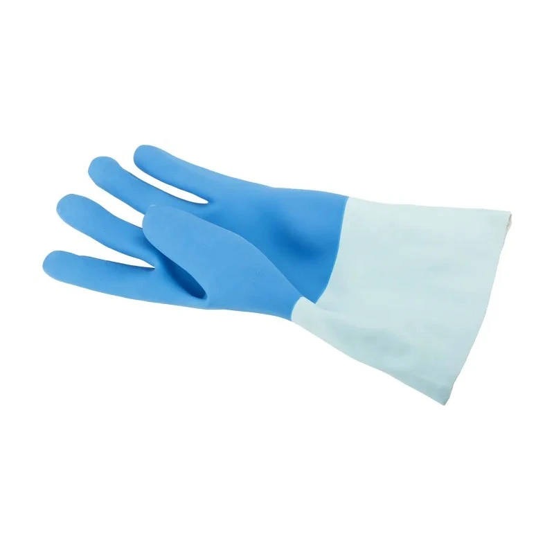 Polyco Healthline Blue Cotton Work Gloves Size 10 Latex Coating 8504