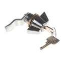 Euro-Locks a Lowe & Fletcher group Company Camlock, 16.1 mm Panel-to-Tongue 20.1 x 22.5 mm, Key Unlock 0025012