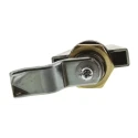 Euro-Locks a Lowe & Fletcher group Company Camlock, 16.1 mm Panel-to-Tongue 20.1 x 22.5 mm, Key Unlock 0025012