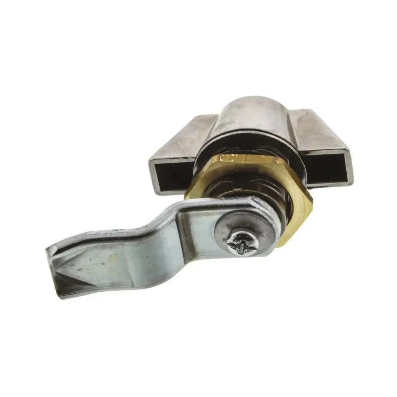 Euro-Locks a Lowe & Fletcher group Company Camlock, 16.1 mm Panel-to-Tongue 20.1 x 22.5 mm, Key Unlock 0025012