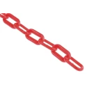 JSP White, Red Barrier & Stanchion Chain Link Polyethylene 25m HDC000-265-400