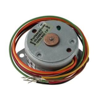 McLennan Servo Supplies Permanent Magnet Stepper Motor 12V, 25mNm Holding Torque, 7.5° Step Angle, 2mm Shaft M82201-P2SB