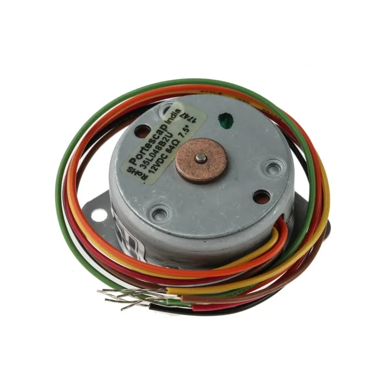 McLennan Servo Supplies Permanent Magnet Stepper Motor 12V, 25mNm Holding Torque, 7.5° Step Angle, 2mm Shaft M82201-P2SB