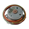McLennan Servo Supplies Permanent Magnet Stepper Motor 12V, 25mNm Holding Torque, 7.5° Step Angle, 2mm Shaft M82201-P2SB