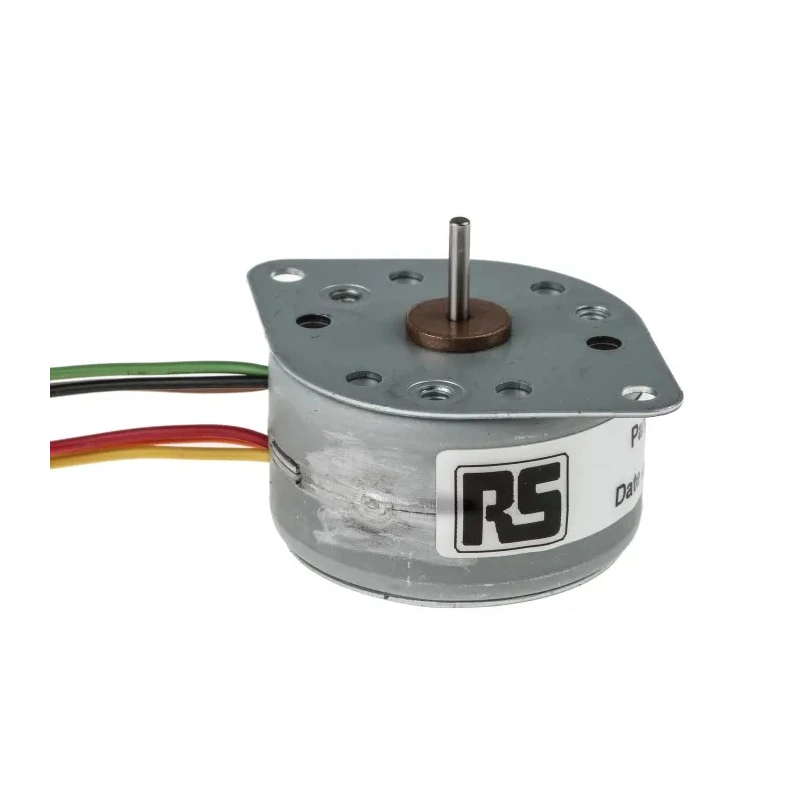 McLennan Servo Supplies Permanent Magnet Stepper Motor 12V, 25mNm Holding Torque, 7.5° Step Angle, 2mm Shaft M82201-P2SB